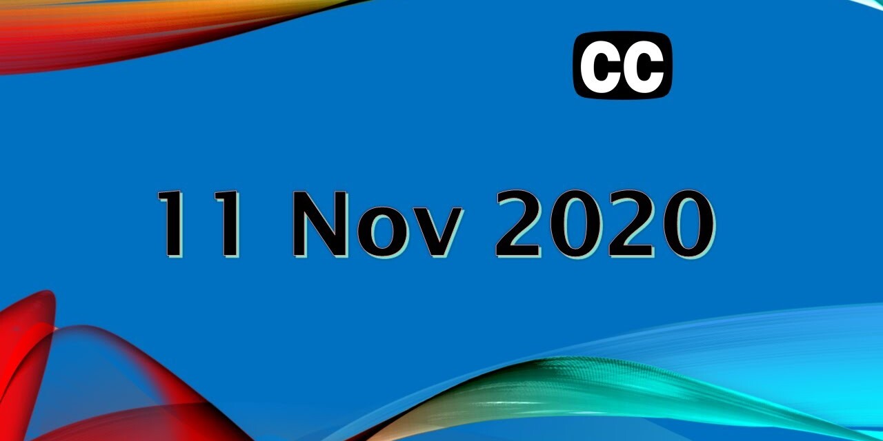 Diary 11 November 2020 – Armistice Day #Live