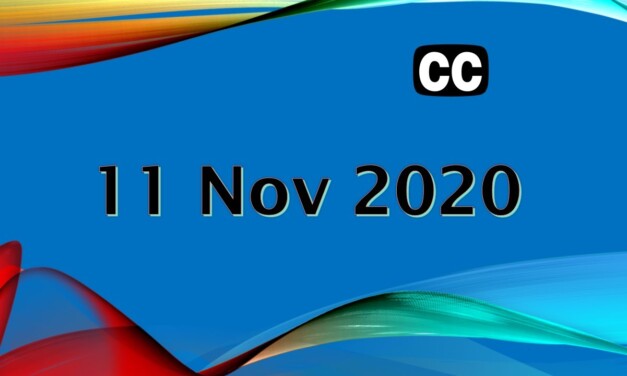 Diary 11 November 2020 – Armistice Day #Live