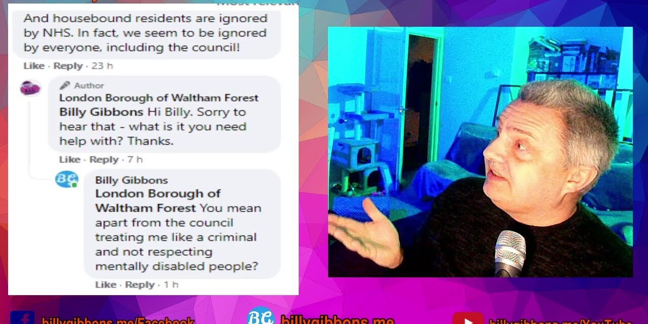 Diary 27 Sep 2021 – And finally, contact via Facebook with Waltham Forest Council