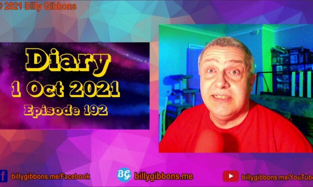 Diary 1 Oct 2021