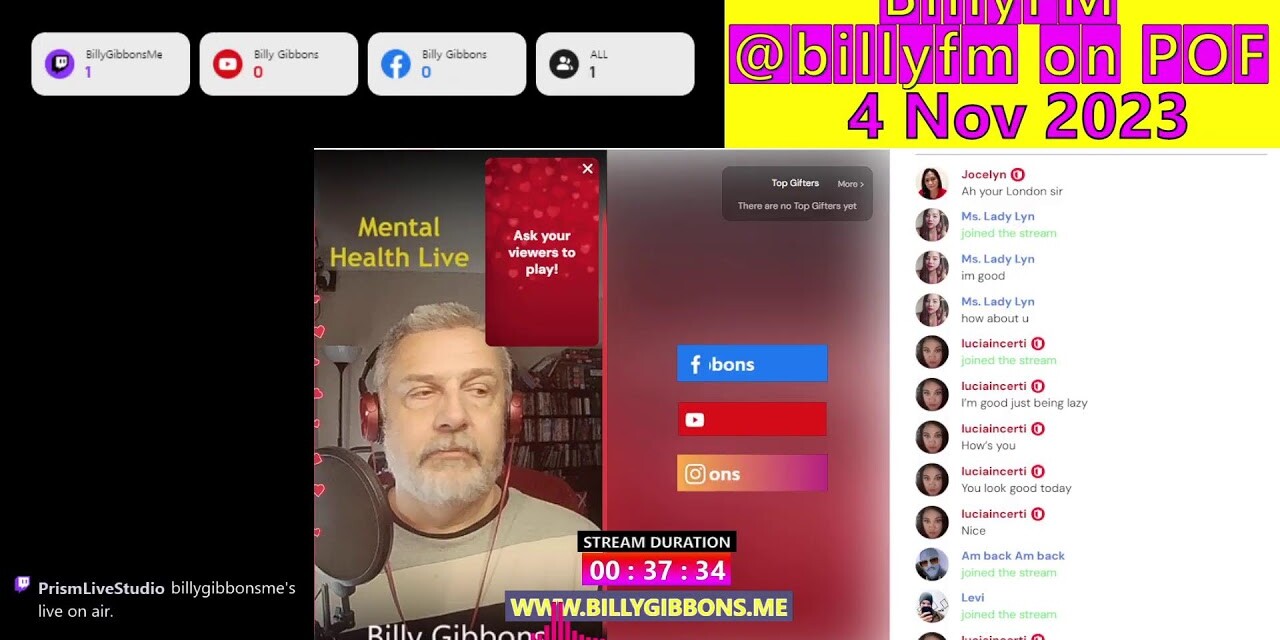 Mental Health Live – 4 Nov 2023